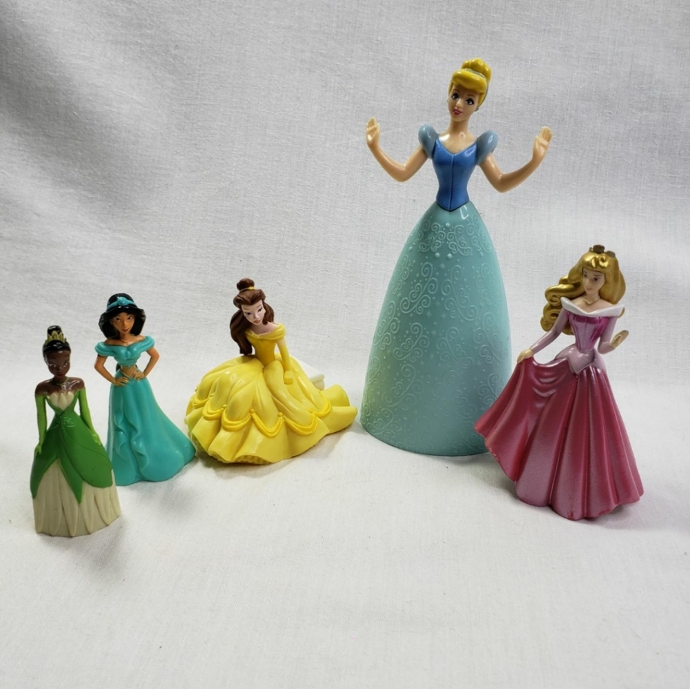 Disney Princess Collection Toys Cake Toppers